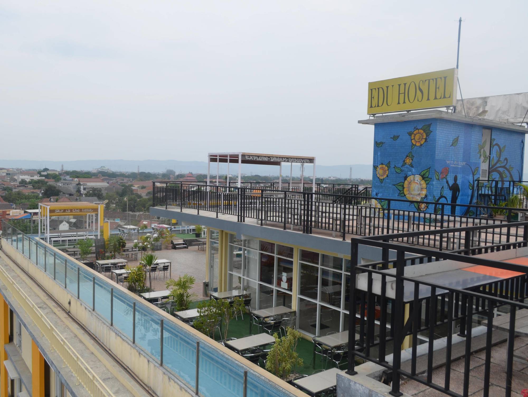 Edu Hostel Yogyakarta Kültér fotó